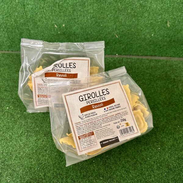 Ravioli girolles persillées