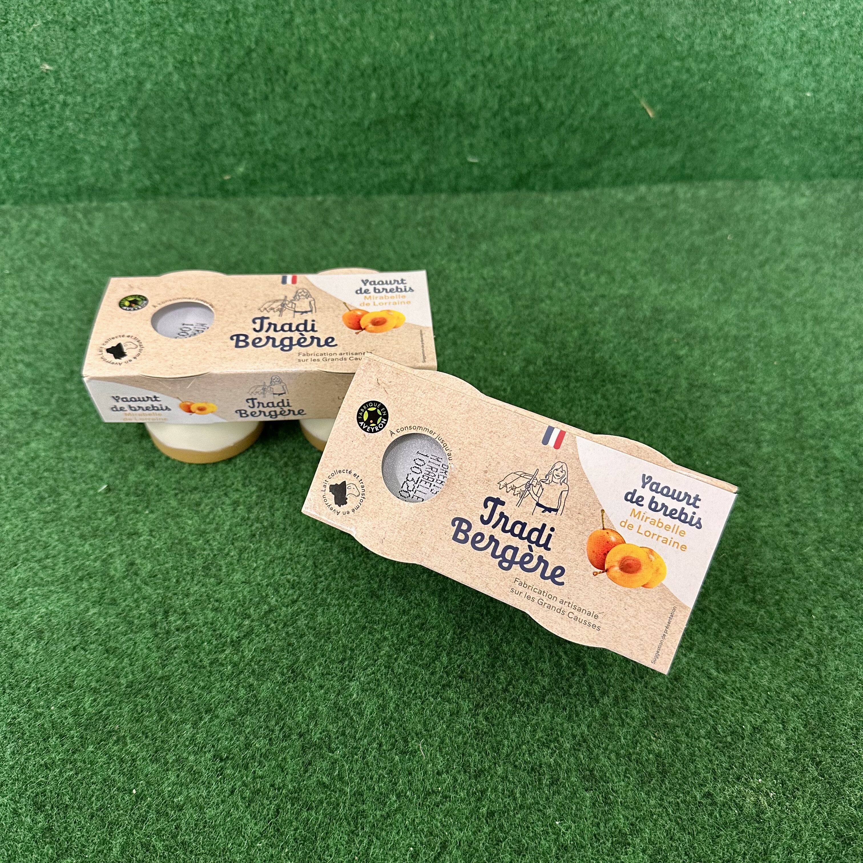 Yaourts brebis BIO mirabelle x2